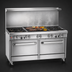 Thumbnail image #4 for Southbend Ultimate 60-Inch Gas Restaurant Range with 4 Open Burners, 36-Inch Charbroiler, and 2 Cabinets