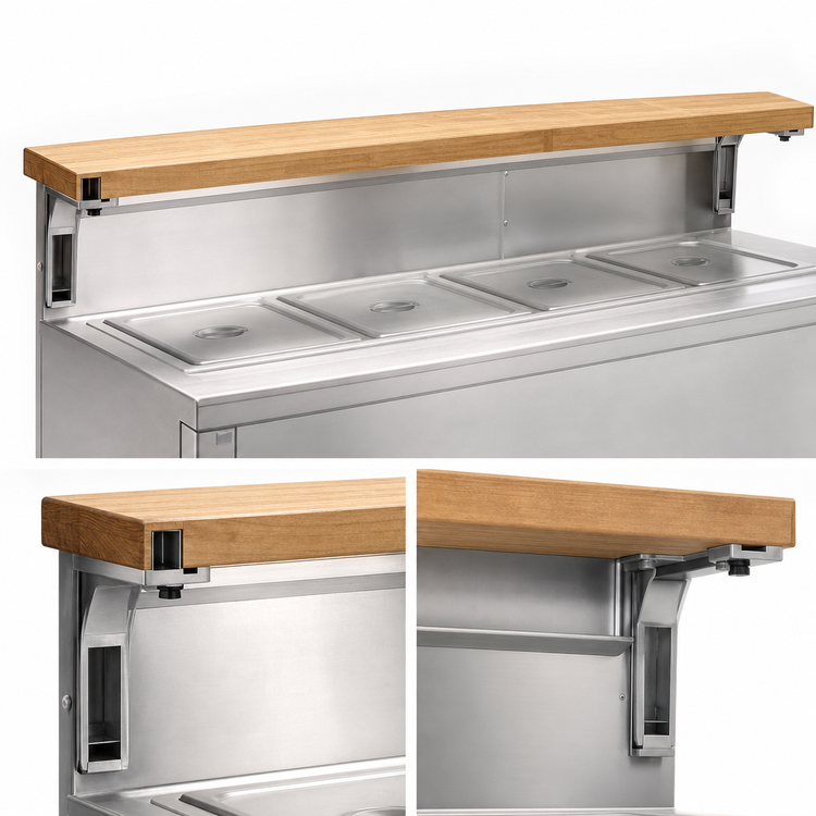 Product image #4 for Eagle Group 33-Inch Hardwood Cutting Board with Drop Brackets