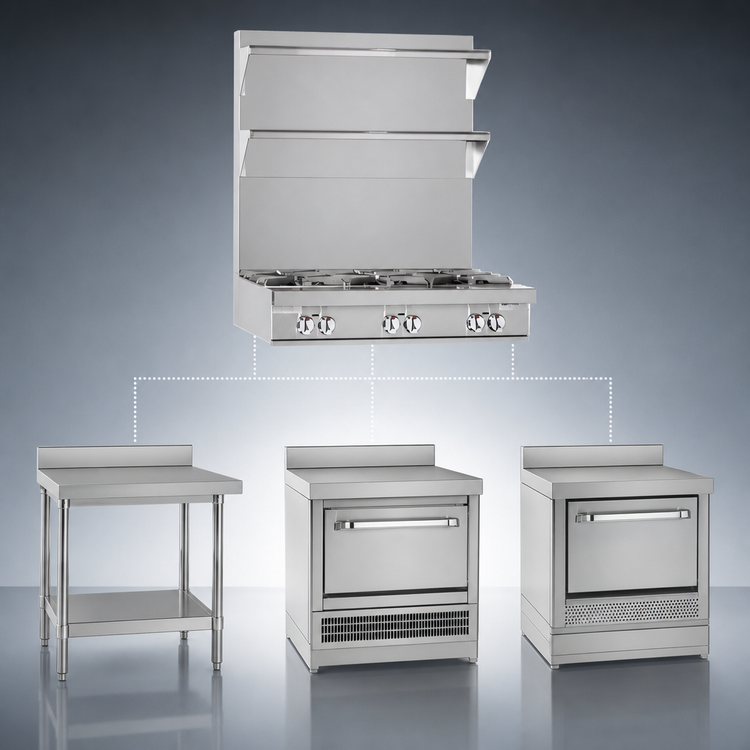 Product image #4 for Southbend Platinum 36-Inch Modular Sectional Range with 6 Open Burners