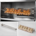 Thumbnail image #4 for Omcan USA Flat Spit Rotisserie Grill & Spatchcock Basket for 48195