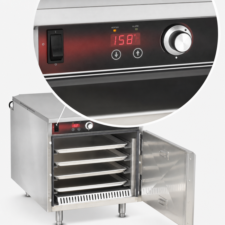 Product image #4 for FWE Handy Line Countertop Heated Holding Cabinet, Radiant Heat, 4 Pan Capacity, 120V
