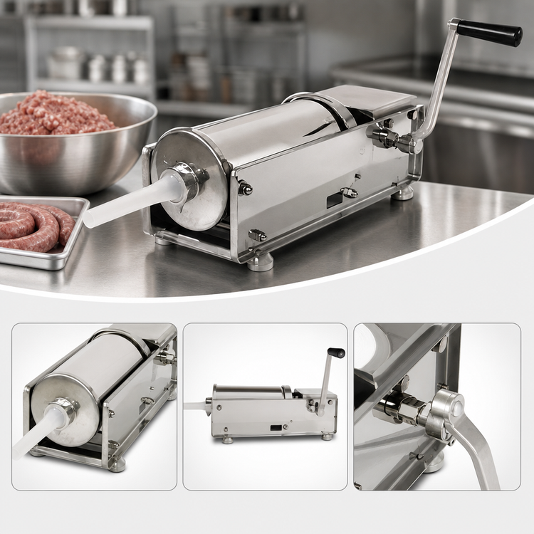 Product image #4 for Elite Series Manual Horizontal Sausage Stuffer, 15 lb Capacity, 2-Speed Gear Driven