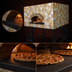 Thumbnail image #4 for Univex DOME55S Artisan Stone Hearth Square Gas Pizza Dome Oven with Iron Stand, 11-Pizza Capacity