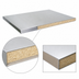 Thumbnail image #4 for John Boos 36 x 36-Inch Flat Stainless Steel Countertop, 16 Gauge, 1-1/2-Inch Thick, No Backsplash