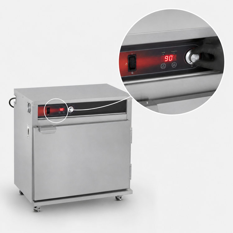 Product image #4 for FWE TST-7SL Mobile Heated Holding Cabinet for 4 Full-Size Sheet Pans, 23-Inch Deep