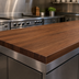 Thumbnail image #4 for Boos Block American Black Walnut Edge Grain Kitchen Countertop, 132 x 42 x 2-1/4 Inches, Flat, No Backsplash