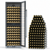 Thumbnail image #4 for KoolMore 23-Inch Dual Zone 155-Bottle Wine Cooler Refrigerator with Tempered Glass Door and Stainless Steel Frame, Built-In or Freestanding
