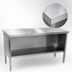 Thumbnail image #4 for John Boos Open Front Cabinet Base Stainless Steel Work Table, 144 x 24 Inches, 14-Gauge Flat Top