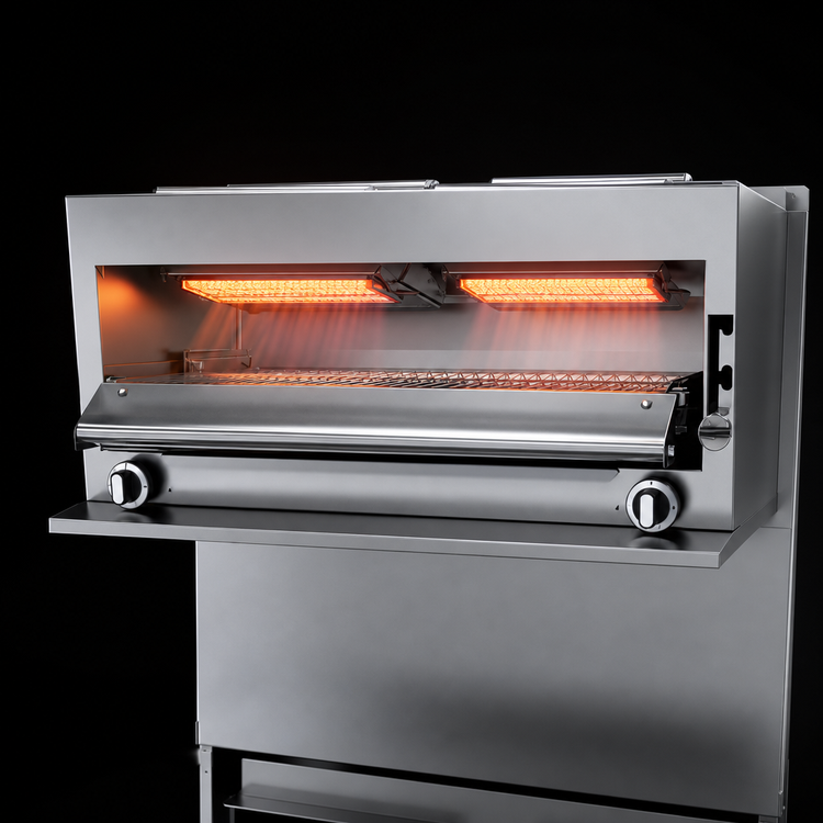 Product image #4 for US Range U Series 35-1/2-Inch Gas Infrared Salamander Broiler for 36-Inch Restaurant Ranges