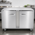 Thumbnail image #4 for Traulsen Dealer's Choice 48-Inch Two-Section Reach-In Undercounter Freezer with Left/Right Hinged Solid Doors