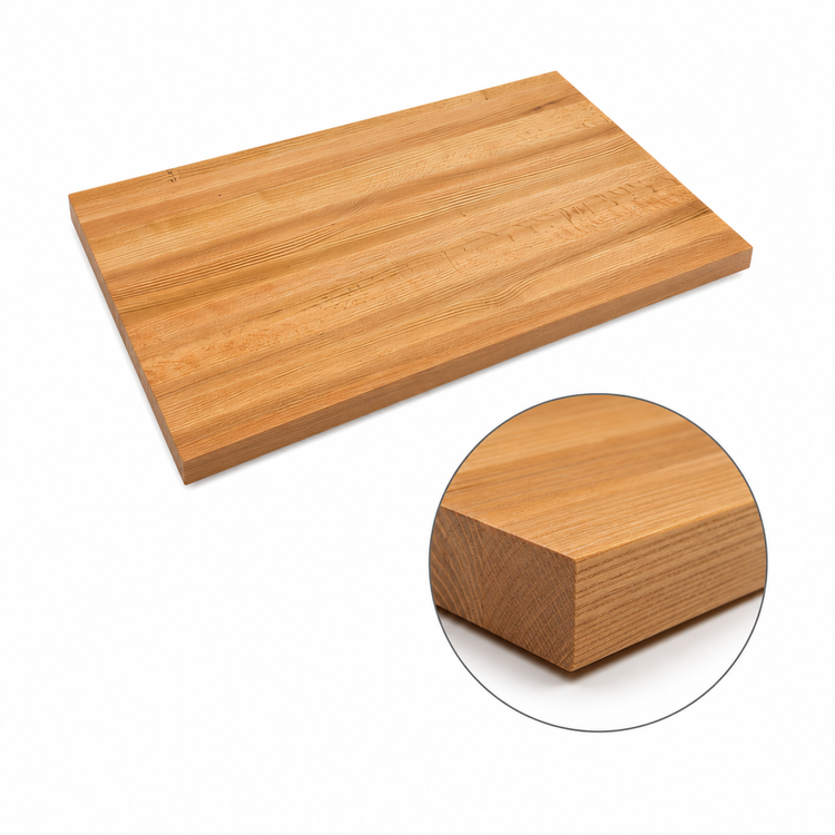 Product image #4 for John Boos Appalachian Red Oak Kitchen Countertop, Edge Grain, 24" x 25" x 1-1/2", Varnique Finish