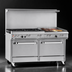 Thumbnail image #4 for Southbend Ultimate 60-Inch Gas Restaurant Range with 6 Star Burners, 24-Inch Griddle, Standard Oven, and Cabinet Base
