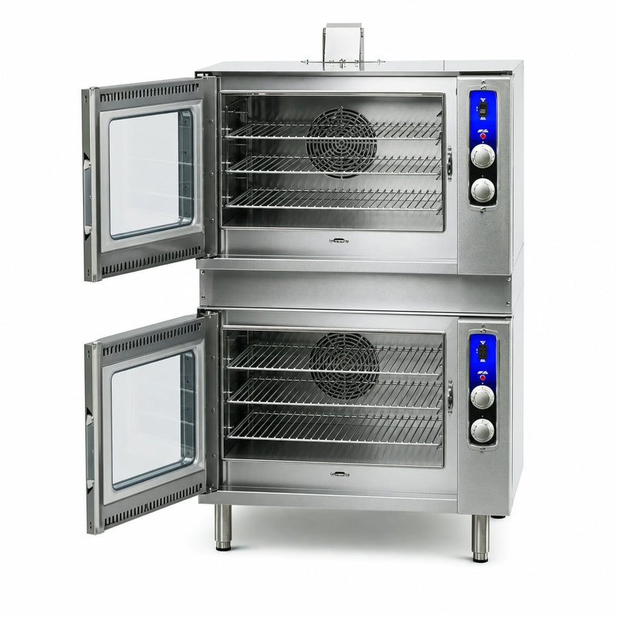 Three Chrome Racks Per Oven