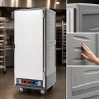 Thumbnail image #4 for Metro C5 Insulation Armour C539-MFS-L-GY Mobile Full-Height Heated Holding & Proofing Cabinet, Moisture Control, 35 Full-Size Pan Capacity
