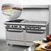 Thumbnail image #4 for Southbend S-Series 60-Inch Gas Restaurant Range with 4 Open Burners, 36-Inch Griddle, and 2 Convection Ovens