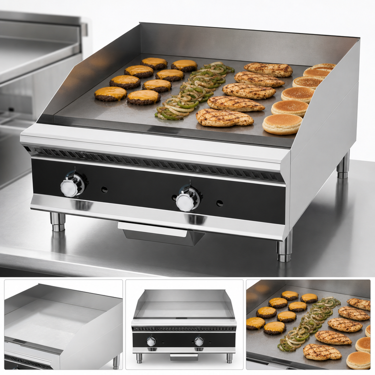 Product image #4 for Vollrath Heavy-Duty 48-Inch Countertop Manual Flat-Top Gas Griddle