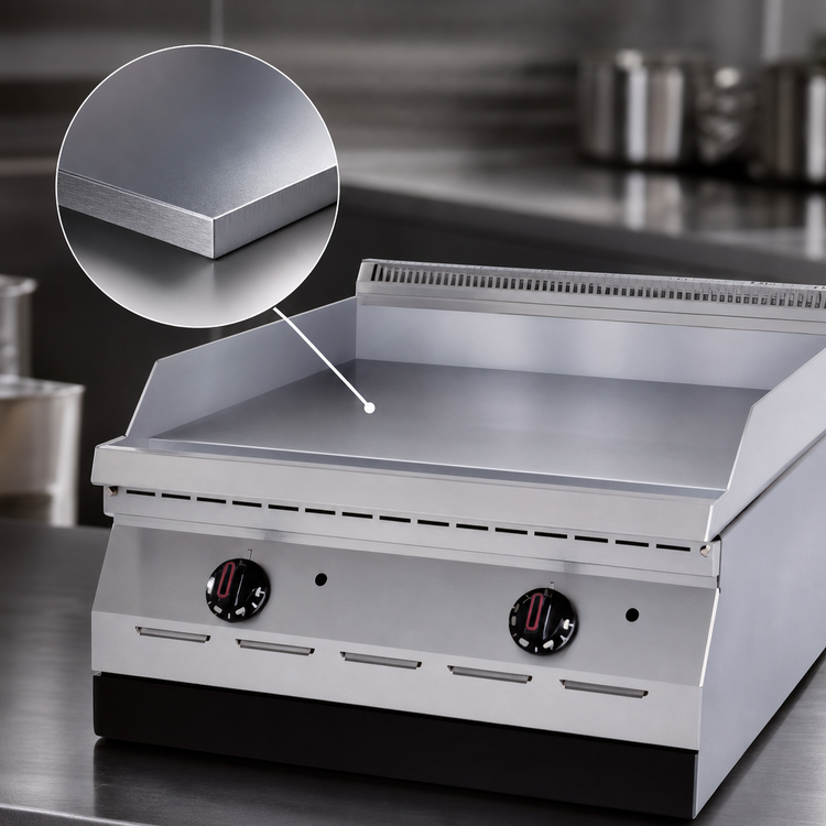 Product image #4 for Garland Designer Series 24-Inch Countertop Gas Griddle with Polished Steel Plate