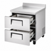 Thumbnail image #4 for True 27-Inch 1-Section 2-Drawer Worktop Refrigerator, Rear-Mounted Self-Contained, Stainless Steel