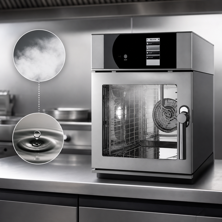 Product image #4 for Blodgett Combi BLCT-6E Countertop Mini Electric Boilerless Combi Oven Steamer, 4-5 Full-Size Hotel Pan Capacity
