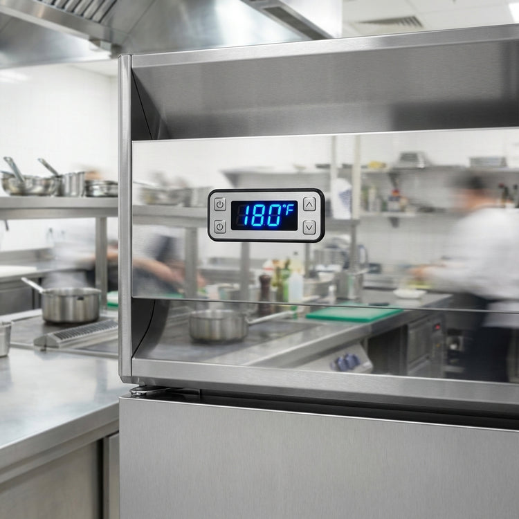 Product image #3 for Continental Refrigerator Designer Line DL1W-SS-PT One-Section Pass-Thru Heated Cabinet