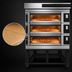 Thumbnail image #4 for Moretti Forni serieS S1203S03 Three-Deck Electric Pizza Deck Oven with Stand