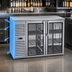 Thumbnail image #4 for Krowne Royal Series KPT52L 52-Inch Two-Section Pass-Thru Refrigerated Back Bar Cooler, 4-Door, Left-Mounted Self-Contained