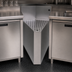 Thumbnail image #4 for Glastender CIWB-30 Underbar Inside Wedge Corner Drainboard, 24-Inch Deep, 30° Angle, No Legs, Stainless Steel