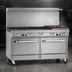 Thumbnail image #4 for Southbend Ultimate 60-Inch Gas Restaurant Range with 6 Burners, 24-Inch Charbroiler, Convection Oven, and Cabinet Base