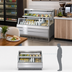 Thumbnail image #4 for Turbo Air 50-7/8-Inch Low-Profile Horizontal Open Front Display Merchandiser, 9.8 Cu. Ft.