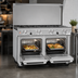 Thumbnail image #4 for Southbend Ultimate 48-Inch Commercial Gas Restaurant Range with 7 Open Burners and 2 Space Saver Ovens