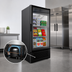 Thumbnail image #4 for Omcan Elite Series 8.9 Cu. Ft. One-Section Reach-In Glass Door Refrigerated Display Merchandiser