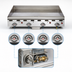Thumbnail image #5 for Vulcan 924RX Heavy Duty Low-Profile Countertop Gas Griddle with 24-Inch x 24-Inch Cooking Surface