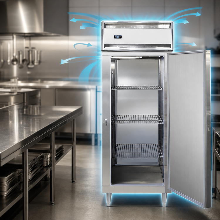 Product image #4 for Continental Refrigerator D1FXNSAPT Designer Line Extra-Wide Pass-Thru One-Section Commercial Freezer