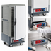 Thumbnail image #4 for Metro C5 3 Series 3/4 Height Combination Heated Holding & Proofing Cabinet with Gray Insulation Armour and Fixed Wire Slides