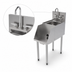 Thumbnail image #5 for Perlick TSF Series 12-Inch x 24-Inch Freestanding Underbar Blender Station with Sink and 6-Inch Backsplash