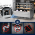 Thumbnail image #4 for Turbo Air 60-Inch See-Thru Straight Front Refrigerated Bakery Display Case, Self-Contained, R-290