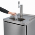 Thumbnail image #4 for Pro-Line E-Series 25-Inch Stainless Steel Direct Draw Draft Beer Cooler with Glass Rinser, 1 Half-Barrel Keg Capacity