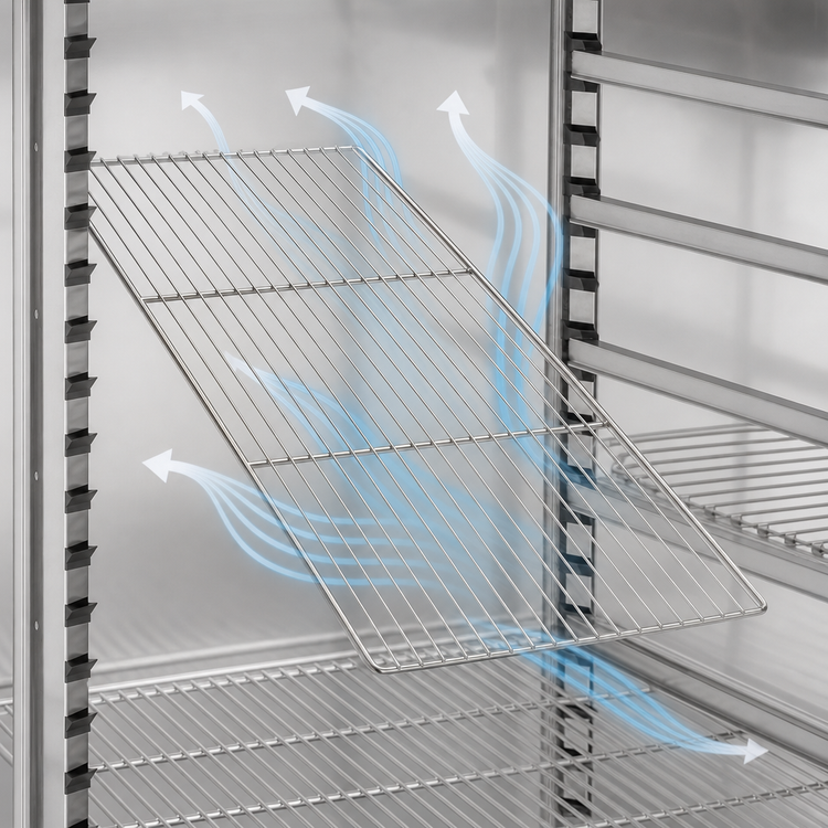 Product image #4 for Cres Cor Stainless Steel Wire Shelf, 17-7/8 x 25-7/8 Inches