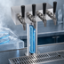 Thumbnail image #4 for 4-Faucet Glycol-Cooled T-Head Beer Tower with 12-Inch Box, Brushed Stainless Steel