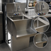 Thumbnail image #4 for BK Resources Modular Underbar Blender Station with Dump Sink and Faucet, 18-Inch Wide, 304 Stainless Steel