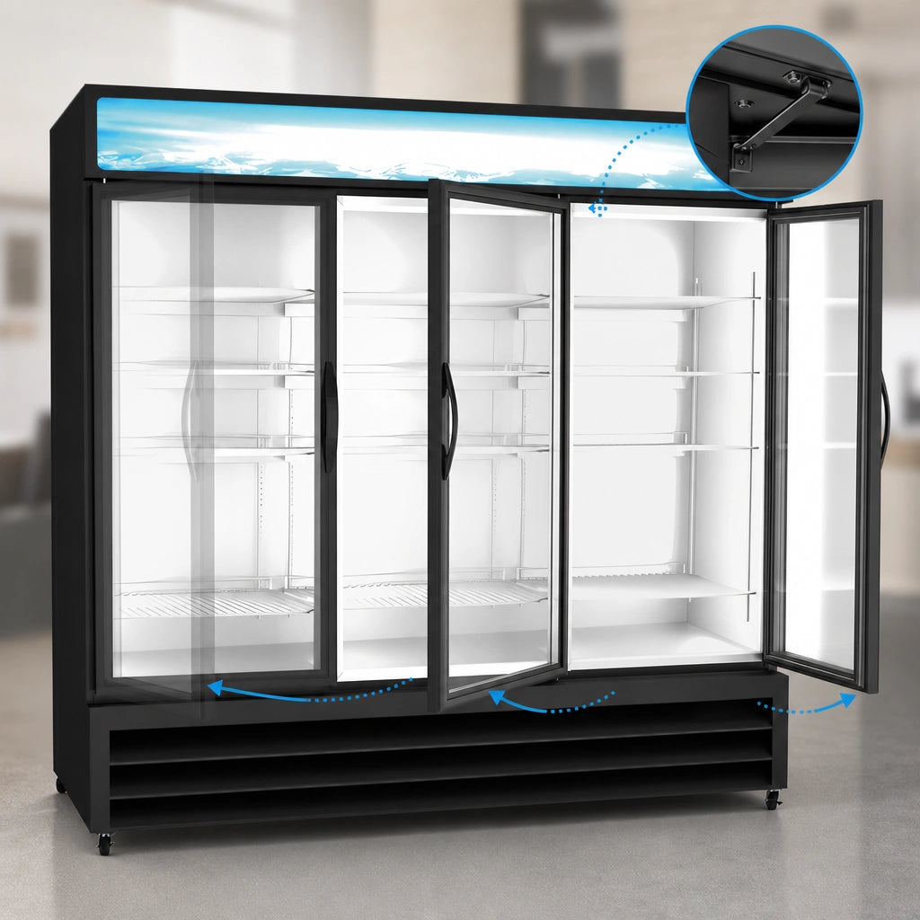 Self-Closing Doors With 90-Degree Stay-Open