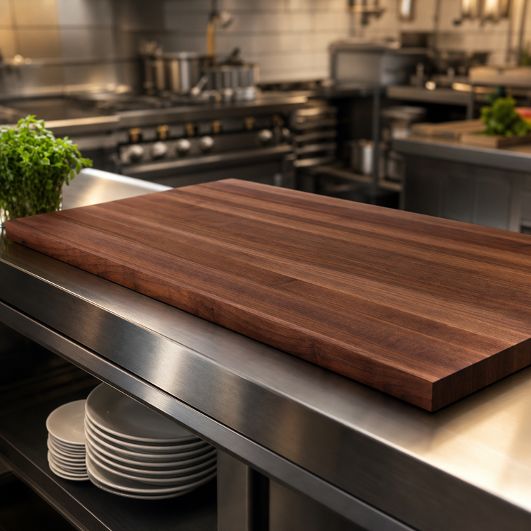 Product image #4 for Boos Block American Black Walnut Edge Grain Kitchen Countertop, 108 x 30 x 1-1/2 Inch, Penetrating Oil Finish