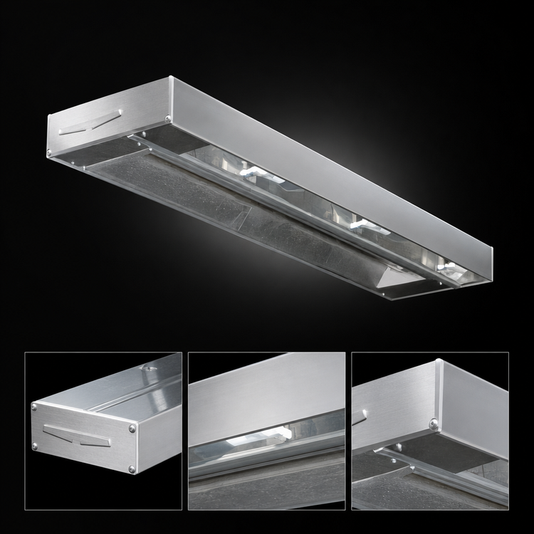 Product image #4 for RedHots 54-Inch Single Unlighted Strip Heat Lamp with Remote, 120V