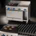 Thumbnail image #4 for Comstock-Castle F3430-24-2RB 48-Inch Gas Range with 24-Inch Griddle, 24-Inch Char-Broiler, 31-Inch Oven, and Cabinet Base