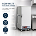 Thumbnail image #4 for Metro C5 3 Series Insulation Armour 3/4 Height Low-Watt Heated Holding Cabinet with Full Solid Door, Lip Load Slides, Gray