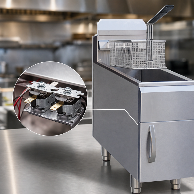 Product image #4 for Globe GF15G 15 lb Natural Gas Countertop Gas Fryer