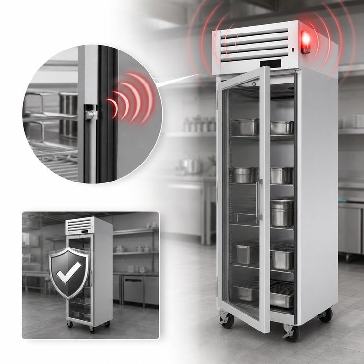 Product image #4 for Turbo Air PRO Series Reach-In Glass Door Heated Holding Cabinet, 1 Section, 25 Cu. Ft., 115V