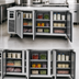 Thumbnail image #4 for Everest Refrigeration ETRF3 3-Section Undercounter Worktop Dual Temperature Refrigerator/Freezer Combo