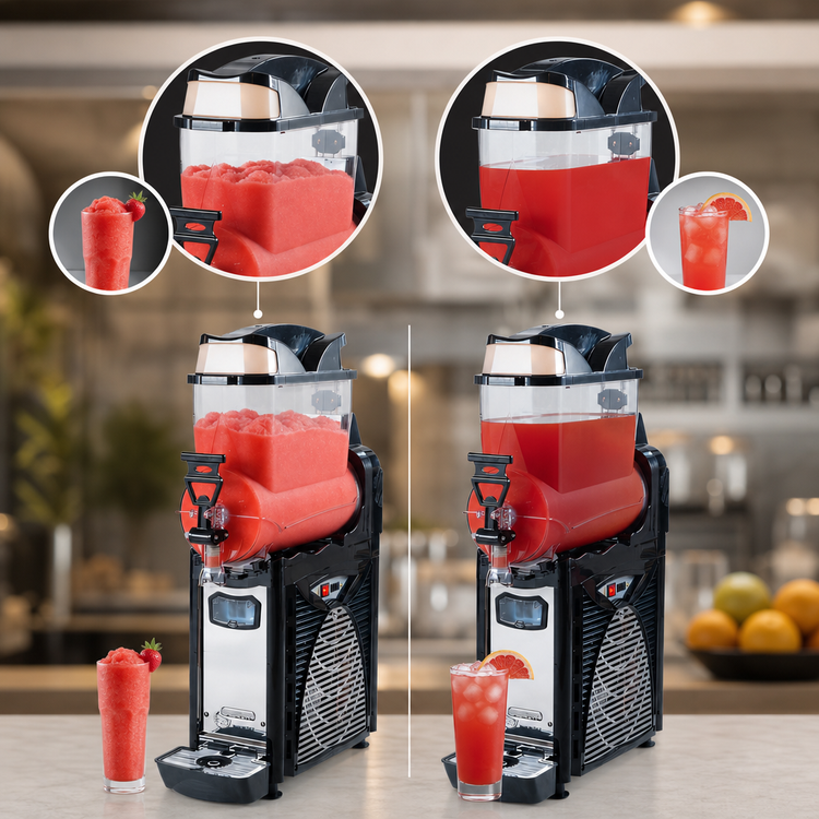Product image #4 for Cofrimell Oasis 1-10 Single-Bowl Slush Machine and Cold Drink Dispenser