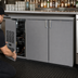 Thumbnail image #4 for Glastender CP1FB52 Pass-Thru Back Bar Cooler, 52-Inch, Two-Section, Front-Serviced, Self-Contained
